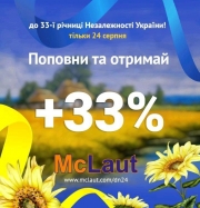 McLaut- Маклаут вітає з Днем Незалежності