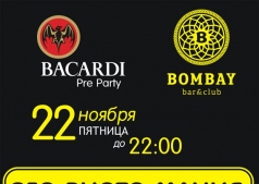 Bacardi Pre Party. 