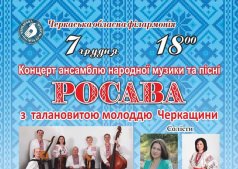 Концерт ансамбля народной музыки и песни "РОСАВА"