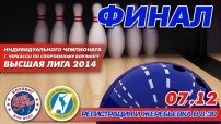 ФИНАЛ ИНДИВИДУАЛЬНОГО ЧЕМПИОНАТА ПО СПОРТИВНОМУ БОУЛИНГУ